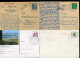 "DEUTSCHLAND NACH 1945" Partie Mit 12 Postkarten Gestempelt (60150) - Lots & Kiloware (max. 999 Stück)