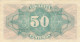 CRBS1084 BILLETE ESPAÑA 50 CENTIMOS EMISION 1937 USADO - Andere & Zonder Classificatie