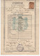 1924. KINGDOM OF SHS,BOSNIA,BANJA LUKA,GIMNASIUM SCHOOL REPORT,5 DIN STATE REVENUE STAMP - Storia Postale