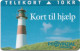 Denmark - KTAS - Kort Til Hjaelp - TDKP126B - 05.1995, 10kr, 10.500ex, Used - Danemark