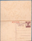 British India Specimen Postcard With Attached Answer George VI  Some Foxing - 1936-47 King George VI