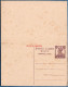 British India Specimen Postcard With Attached Answer George VI  Some Foxing - 1936-47 Koning George VI