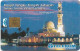 Malaysia - Telekom Malaysia (chip) - Masjid Tengah Zaharah Mosque, Chip Gem1B Not Symm. White/Gold, 20RM, Used - Malaysia