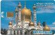 Malaysia - Telekom Malaysia (chip) - Masjid Ubudiah Mosque, Chip Siemens S5, 5RM, Used - Malaysia