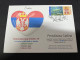 6-3-2024 (2 Y 12) COVID-19 4th Anniversary - Serbia - 6 March 2024 (with Serbia Flag Stamp) - Malattie