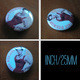 Johnny Hallyday Music Fan ART BADGE BUTTON PIN SET 9 (1inch/25mm Diameter) 35 DIFF - Musique