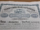 SHARE 1889 ARGENTINA SANTA FE FERROCARRIL OESTE SANTAFECITO TRAIN RAILWAYS 1000 PESOS RARE SHARE - Bahnwesen & Tramways