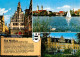 73183133 Bad Waldsee Gotisches Rathaus Uferpartie Am Stadtsee Segelboot Wassersc - Bad Waldsee