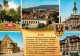 73182561 Aalen Stadtpanorama Halle Historisches Rathaus Fachwerkhaus Blumenuhr W - Aalen