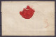 L. Datée 30 Décembre 1761 De MONS Pour BRUGES - Griffe Rouge "MONS" - Port "5" (au Dos : "marque De Messager "6"?) - 1794-1814 (French Period)