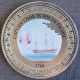 UK Trade Dollar 1998. Captain Cook In South Pacific. HMS Endeavor. 1768 - 2 Pond