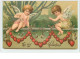 N°5083 - Carte Gaufrée - To My Valentine - Angelots Sur Une Balustrade - Dia De Los Amorados