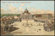 Postcard Vatikanstadt Rom Basilica Sancti Petri 1913  Gel. Basel N. Cairo Egypt - Vatikanstadt