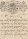 Fattura - Lettera Comm. -   Anno  1886  -  Vienna , Fabbrica Di Mobili  " Ignatz  Kron " - Österreich