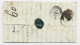 HELVETIA SUISSE LETTRE COVER CACHET ROUGE GENEVE 10 JUIN 1848 8 1/2 M POUR LA FRANCE - 1843-1852 Kantonalmarken Und Bundesmarken