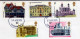 Great Britain GB 1975 QEII ⁕ European Architectural Heritage Year Mi.673-677 ⁕ FDC Cover Traveled London - 1971-1980 Dezimalausgaben