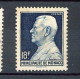 MONACO - Yv. N° 306  (*)  18f Louis II Cote 8 Euro BE  2 Scans - Gebraucht