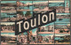 FRANCE - Toulon - Multi-vues - Carte Postale Ancienne - Toulon