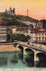 FRANCE - Lyon - Vue Sur Le Pont Tilsilt, Avenue De La Bibliothèque Et Colline De Fourvière - TT - Carte Postale Ancienne - Andere & Zonder Classificatie