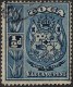 TONGA 1897 QV ½d Indigo, Arms SG38 Used - Tonga (...-1970)