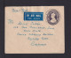 1948 - 1 1/2 A. Ganzsache Mit Luftpost Ab SHYAM BAZAR Nach Deutschland - FORCES  MAIL - 1936-47 Roi Georges VI