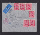 1939 - 6x 10 M. Auf Luftpostbrief Ab ABU SUEIR Nach London - Zensur - Covers & Documents