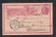 1893 - 3 C. Ganzsache Ab COLOMBA Nach Berlin - Guatemala
