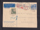 1935 - 5 C. Ganzsache Mit 40 C. Zufrankiert Als Luftpost-Einschreiben Ab SOENGEIPENOEH Nach Arnhem - Niederländisch-Indien