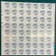 FRANCE - ADHESIFS 38 + 39 COEUR DE CHANEL - 2 FEUILLES DU 1ER TIRAGE - Unused Stamps