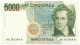 5000 LIRE BANCA D'ITALIA VINCENZO BELLINI LETTERA D 26/11/1996 QFDS - Autres & Non Classés