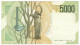 5000 LIRE B. D'ITALIA VINCENZO BELLINI SERIE SOSTITUTIVA XB 12/11/1993 BB/SPL - Autres & Non Classés