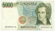 5000 LIRE B. D'ITALIA VINCENZO BELLINI SERIE SOSTITUTIVA XB 12/11/1993 BB+ - Andere & Zonder Classificatie