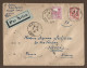 !!! TUNISIE, LETTRE FM PAR AVION DE KELIBIA POUR LA FRANCE, DE 1940 - Luchtpost