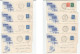 1950 COMPLETE Set Of 8  EACH DAY Of PHILATELIC EXHIBITION International Stamp Exbn London GB To USA Gvi Stamps - Expositions Philatéliques