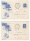 1950 COMPLETE Set Of 8  EACH DAY Of PHILATELIC EXHIBITION International Stamp Exbn London GB To USA Gvi Stamps - Expositions Philatéliques