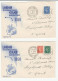 1950 COMPLETE Set Of 8  EACH DAY Of PHILATELIC EXHIBITION International Stamp Exbn London GB To USA Gvi Stamps - Expositions Philatéliques