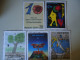 UNITED NATIONS  5  POSTCARDS 1989  PAINTINGS UNPA WIEN - Gemeinschaftsausgaben New York/Genf/Wien