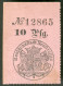 Mecklenburg-Strelitz 10 Pfennig Sogenanntes Hochtzeitgeld O.Jahr/Datum, Lila Kartonpapier, I-II - [ 1] …-1871 : German States