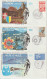 France 1981 Tour De France Lot De 7 Souvenirs, Différentes étapes - Commemorative Postmarks