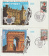France 1981 Tour De France Lot De 7 Souvenirs, Différentes étapes - Commemorative Postmarks