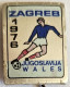 JUGOSLAVIJA - WALES, Zagreb 1976 Croatia FOOTBALL CLUB, SOCCER / FUTBOL CALCIO  PIN A13/11 - Football