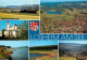 73179150 Losheim See Feriengebiet Mosel Saar Hochwald Fliegeraufnahme Dampflokom - Losheim