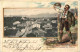 Bad Aibling - Kirchzeilstrasse - Litho - Bad Aibling