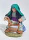 27411 Pastorello Mondo Del Presepe De Agostini - Donna Che Fa Bucato - H. 8 Cm - Crèches De Noël