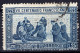 P.A L.1,25 AZZURRO DELLA SERIE "7°CENT.DELLA MORTE DI S.FRANCESCO" SASS.196 USATO CON DISCRETA  CENTRATURA CV 55+++ - Airmail