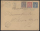 Anjouan - Rare Affranchissement Mixte Sur LsC Recommandée Oblitéré "Col. Franc." 1901 Pour Paris - Signée Ceres - Lettres & Documents