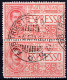 COPPIA DEL C.25 ROSSO DELLA SERIE "EFFIGIE DI VITTORIO EMANUELE III" SASS.1 USATO CON OTTIMA CENTRATURA - Correo Urgente