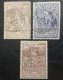Belgium Classic Used Postmark Stamps 1896 Complete Set - Other & Unclassified