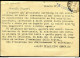 Z3656 ITALIA RSI 1944 Cartolina Postale Regno Vinceremo 15 C. (Fil. C97a) Viaggiata In Periodo RSI, Da Genova 26.7.44 - Stamped Stationery