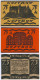 Güstrow Komplette Serie 9 Scheine 3x 50,3x 75, 3x 100 Pfg. Dez. 1922 - RAR - Collections